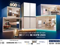 Samsung Bespoke đồng hành cùng Giải thưởng Thiết Kế Bếp Đẹp Việt Nam 2024 tổng giải thưởng hơn 600 triệu đồng