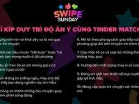 Mẹo yêu tô đỏ vận may tình duyên nhân ngày Chủ nhật Hẹn hò sôi động nhất trong năm trên Tinder