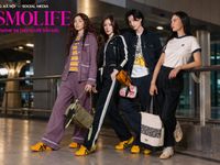 Dàn sao châu Á Baifern, Gulf Kanawut, Amelia Henderson và Raline Shah biến sân bay thành “runway” trước Fashion Week