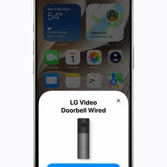 Các phụ kiện LG rất dễ thiết lập chỉ bằng một thao tác chạm trên iPhone.