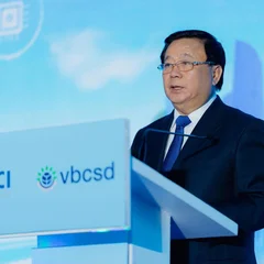 GS.TS Nguyễn Xuân Thắng, Ủy viên Bộ Chính trị Khóa XIII, Chủ tịch Hội đồng Lý luận Trung ương chia sẻ tại diễn đàn.