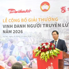Đồng chí Cao Xuân Thạo, Phó Chủ tịch Ủy ban Trung ương Mặt trận Tổ quốc Việt Nam, phát biểu chỉ đạo.