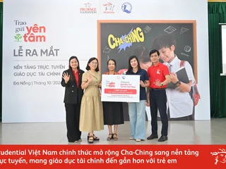 Prudential số hóa Cha-Ching, nối giáo dục tài chính với hành trình trưởng thành công dân số của thế hệ trẻ