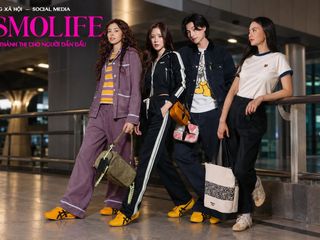Dàn sao châu Á Baifern, Gulf Kanawut, Amelia Henderson và Raline Shah biến sân bay thành “runway” trước Fashion Week