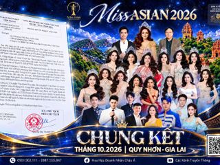 Miss Asian 2026 trở lại Quy Nhơn, Gia Lai với chủ đề Doanh nhân Việt tỏa sáng – Từ đại ngàn vươn mình chạm biển xanh