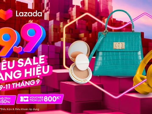 Lễ Hội Mua Sắm 9.9 Siêu Sale Hàng Hiệu giảm 50%, cơ hội săn hàng chính hãng giá tốt