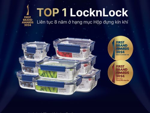 Giải thưởng Thương hiệu hàng đầu Hàn Quốc năm 2024 tiếp tục vinh danh LocknLock