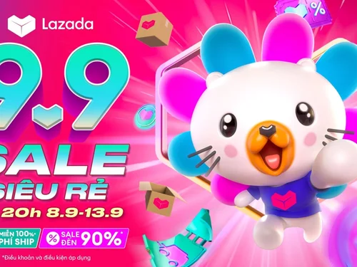 Ngày đôi 9/9 Lazada giảm đến 90% trong lễ hội mua sắm Sale siêu rẻ
