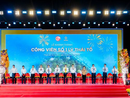 TP.HCM khánh thành Công viên số 1 Lý Thái Tổ, hồi sinh 4,3ha đất vàng trung tâm