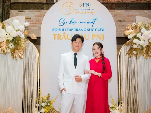 Trước thềm mùa cưới 2023, PNJ ra mắt bộ sưu tập trang sức cưới Trầu Cau PNJ tôn vinh giá trị truyền thống