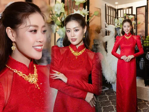 Khánh Vân chiếm trọn spotlight với trang sức Cưới Trầu Cau PNJ