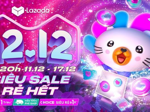 Thưởng nóng 50K cho mọi nhà, bao la ưu đãi từ Lễ hội mua sắm Lazada 12.12 Siêu sale rẻ hết
