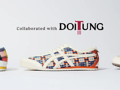 Onitsuka Tiger x Doi Tung: Giới thiệu bộ 3 mẫu giày thổ cẩm thủ công cảm hứng Thái Lan thân thiện với môi trường