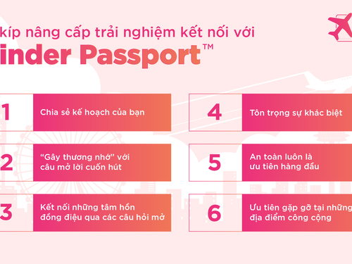 Tinder nâng cấp trải nghiệm kết nối cho Gen Z mê du lịch với Cẩm nang du lịch Solo với Tinder Passport