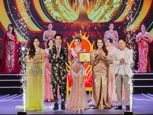 Hoa hậu Doanh nhân Châu Á 2025: Á hậu 1 Đinh Thị Hiệp động lực mang danh hiệu về cho con trai