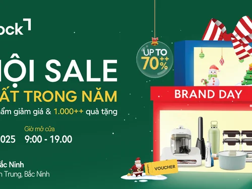 LocknLock Brand Day Bắc Ninh: Ưu đãi giảm sâu đến 70% hơn 20.000 sản phẩm, hơn 1.000 quà tặng