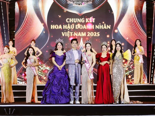 Hoa hậu Doanh nhân Việt Nam 2025: Nữ CEO công ty sự kiện từ Thủ đô Tạ Thị Duyên đạt danh hiệu Á hậu 3