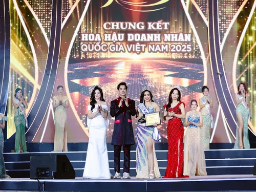 Hoa hậu Doanh nhân Quốc gia Việt Nam 2025: Nữ giám đốc 2 công ty thời trang TP. HCM đạt danh vị Á hậu 3