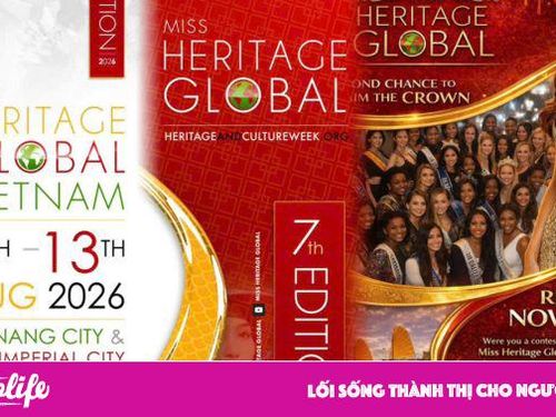 Việt Nam lần đầu đăng cai Miss Heritage Global 2026 tại Đà Nẵng, mùa giải thứ 7 Hoa hậu Di sản Toàn cầu