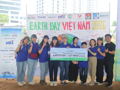 LocknLock tại Earth Day Vietnam 2026: Sống xanh trở thành lựa chọn cảm hứng tiêu dùng bền vững trong đời sống đô thị