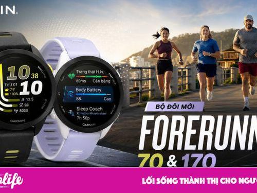 Forerunner 70 và Forerunner 170 vừa ra mắt đưa Garmin tiến sâu phân khúc wearable thể thao phổ thông