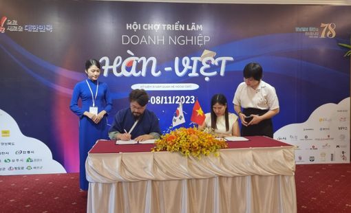 Hội chợ triển lãm Doanh nghiệp Hàn – Việt 2023 thu hút hơn 1.000 doanh nghiệp đến tham quan và giao lưu