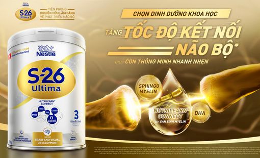 Ra mắt sản phẩm Dinh dưỡng khoa học S-26 Ultima 3 với hợp chất độc quyền NUTRILEARN® Connect từ Nestlé Việt Nam