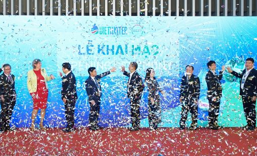 Khai mạc Vietwater 2024 và WETV 2024 quy tụ hơn 450 nhà sản xuất, phân phối hướng đến phát triển bền vững ngành nước