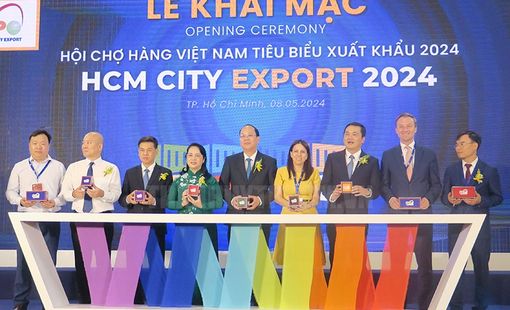 Khai mạc Hội chợ hàng Việt Nam tiêu biểu xuất khẩu năm - HCM City Export 2024: Đòn bẩy vực dậy xuất khẩu cho doanh nghiệp Việt Nam