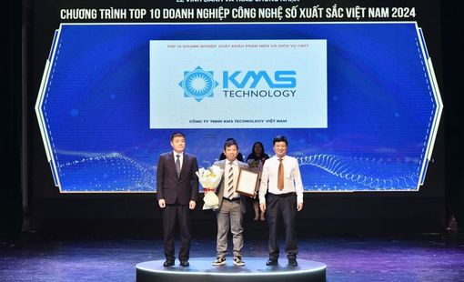 KMS Technology được vinh danh Doanh nghiệp Xuất khẩu phần mềm và dịch vụ công nghệ thông tin xuất sắc Việt Nam 2024