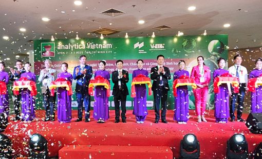 Khai mạc Triển lãm Quốc tế về Công nghệ Phân tích, Thí nghiệm, Chẩn đoán và Công nghệ Sinh học - Analytica Vietnam 2025 quy tụ hơn 300 gian hàng