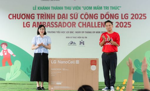 LG đồng hành triển khai chuỗi hoạt động góp phần cải thiện điều kiện học tập cho thế tương lai