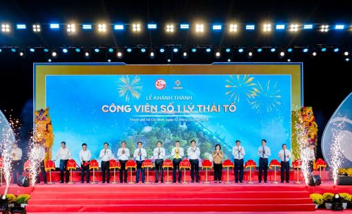TP.HCM khánh thành Công viên số 1 Lý Thái Tổ, hồi sinh 4,3ha đất vàng trung tâm