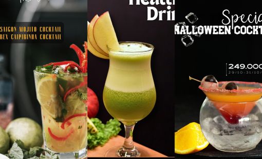 Tháng 10 tiệc tùng với cocktail Halloween, nước ép cải xoăn hoa quả và Mojito tại Rex Saigon Hotel