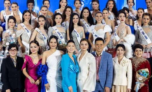 Top 59 Hoa Hậu Hoàn Vũ Việt Nam - Miss Cosmo Vietnam 2023 đọ sắc, ra mắt ấn tượng trong chương trình công bố