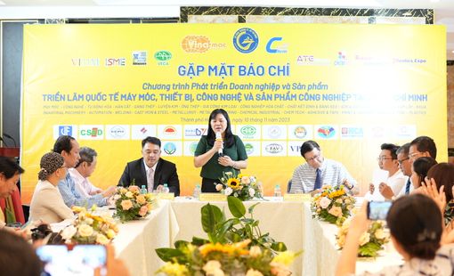 Họp báo công bố Triển lãm Quốc tế máy móc, thiết bị, công nghệ và sản phẩm Công nghiệp - Vinamac Expo 2023 quy mô 1.000 gian hàng