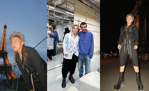 Call Me Duy lần đầu dự tuần lễ thời trang Paris Haute Couture Week Fall Winter 2023, CEO Balenciaga tiếp đón