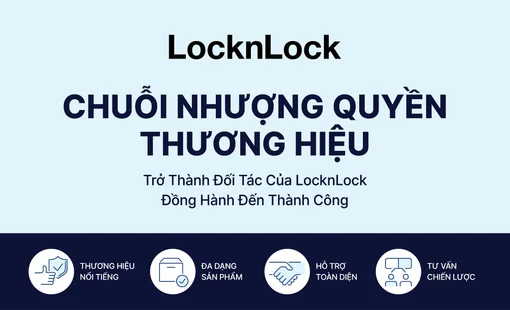 Tìm hiểu mô hình chuỗi nhượng quyền thương hiệu của LocknLock tại triển lãm VIETRF 2024 để khởi nghiệp kinh doanh