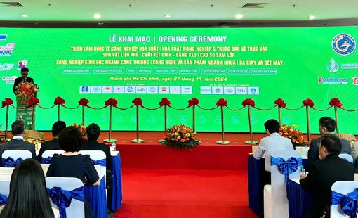 Khai mạc Triển lãm quốc tế Công nghiệp hóa chất - VinaChem Expo 2024 thúc đẩy chuyển đổi xanh, chuyển đổi số