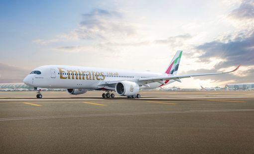Đội bay Emirates đón chiếc A350-900 đầu tiên
