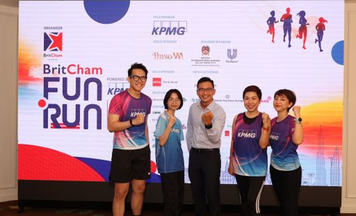 Họp báo công bố Giải chạy BritCham Fun Run 2024 của Hiệp Hội Doanh Nghiệp Anh Quốc với cung đường đẹp TP Thủ Đức