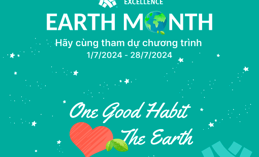 Taiwan Excellence phát động chiến dịch One Good Habit, Love The Earth - Góp 1 thói quen, bảo vệ Trái Đất