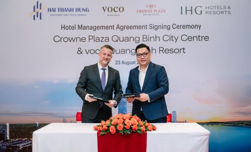 IHG mở rộng quy mô hoạt động tại Quảng Bình với 2 dự án khách sạn mới sẽ khai trương vào năm sau 2025