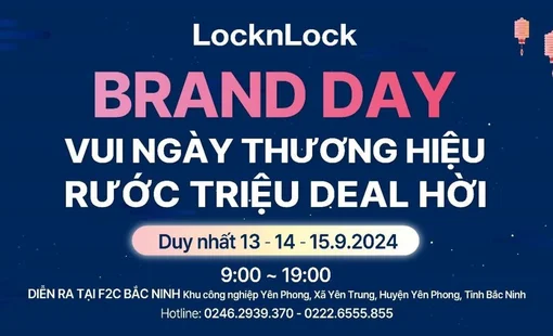 Chào thu tháng 9 với Brand Day đại tiệc ưu đãi đến 50%++ từ LocknLock
