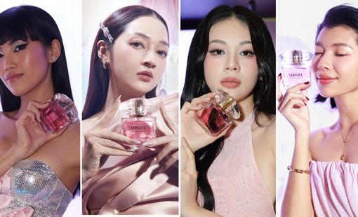 Quyến rũ hơn với bí kíp mùi hương của Bảo Anh, Phí Phương Anh cùng Versace Bright Crystal Parfum