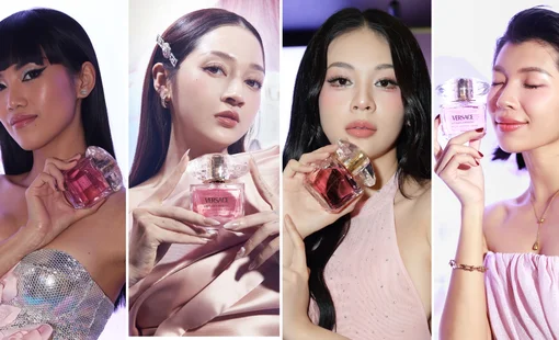 Quyến rũ hơn với bí kíp mùi hương của Bảo Anh, Phí Phương Anh cùng Versace Bright Crystal Parfum