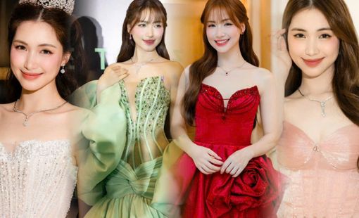 Hòa Minzy mê làm nàng công chúa đời thực, đi 10 show hết 9 show diện váy xòe bồng phối trang sức lấp lánh