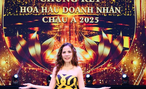 Hoa hậu Doanh nhân Châu Á 2025: NTK Thân Hoàng Bích Thủy ra mắt BST Quý cô Đất Võ – Trời Văn tại đêm chung kết