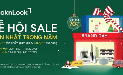 LocknLock Brand Day trở lại dịp Giáng sinh, lễ hội giảm giá lớn nhất trong năm