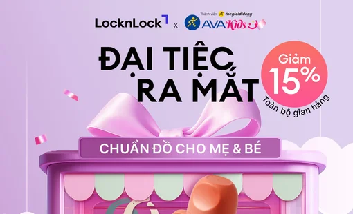 LocknLock chính thức có mặt tại hệ thống Avakids: Trọn bộ sản phẩm an toàn, thông minh cho mẹ và bé
